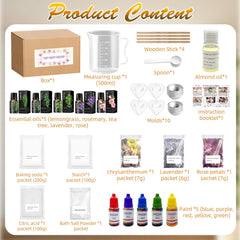 Slote bath bombs kit dyes – vibrant colors for personalized bath bombs.