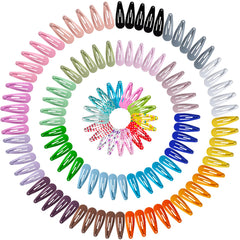 SLYFTE Premium Snap Mini Hair Clips pack featuring 120 colorful pieces for kids' hairstyles