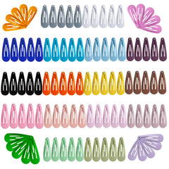 SLYFTE Upgrade Snap Mini Hair Clips pack of 100 with color assortment for daily styling