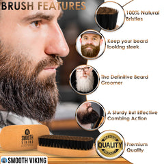 Smooth Viking Beard Care styling and shaping tool for precise grooming