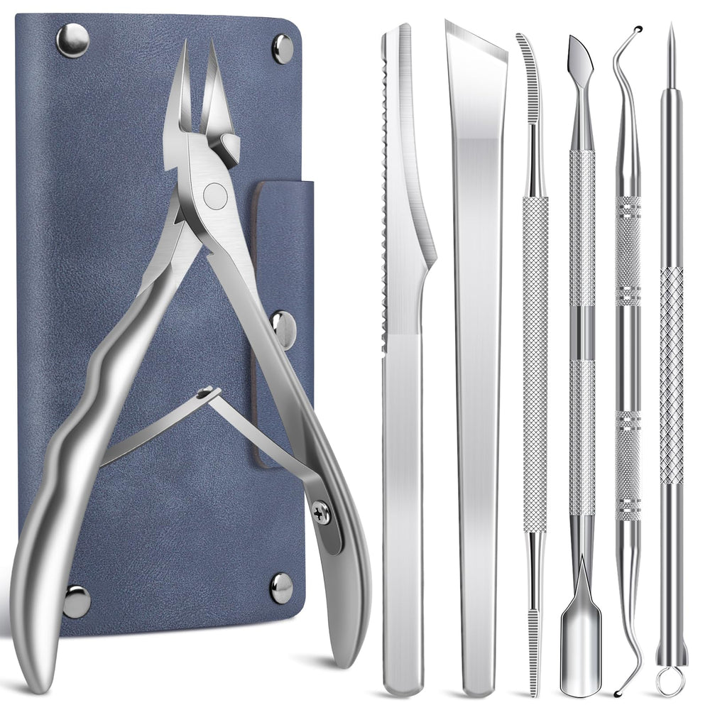 SMZHealing 7-piece ingrown toenail clippers for precise trimming of stubborn nails
