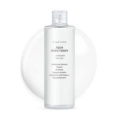 S.NATURE Aqua Oasis Toner bottle front for hydrating skincare prep