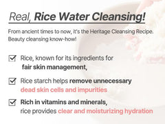 S.NATURE Aqua Rice Foam Cleanser foam-lather captures rich, airy texture for gentle pore care.