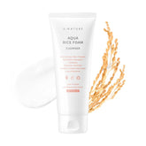 S.NATURE Aqua Rice Foam Cleanser packaging highlights premium design for gentle daily cleansing.