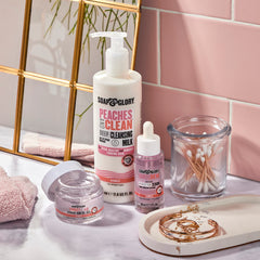 Soap & Glory Peaches & Clean packaging shown for gifting or daily use