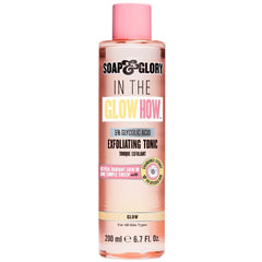 Soap & Glory Glow Toner bottle shows radiant, hydrating glow for daily use