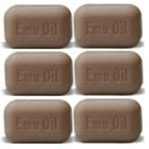 THE SOAP WORKS Emu Oil Soap Bar pack of six enables everyday cleansing with a clean feel.