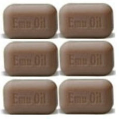 THE SOAP WORKS Emu Oil Soap Bar pack of six enables everyday cleansing with a clean feel.