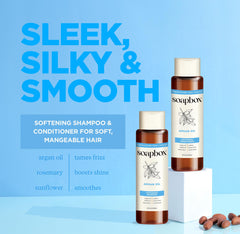 Soapbox Argan Duo Pack image showing two 1-liter bottles.