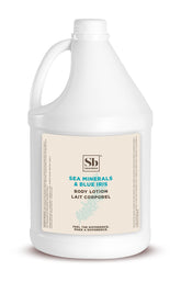 Soapbox body lotion sea-minerals-bottle demonstrates ocean inspired scent and hydration.