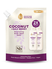 Soapbox body wash refill pack coconut goji pour for easy daily hydration and skin nourishment