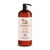 Soapbox Coconut Oil Shampoo bottle shows a hydrating, sulfate-free formula for all hair types.