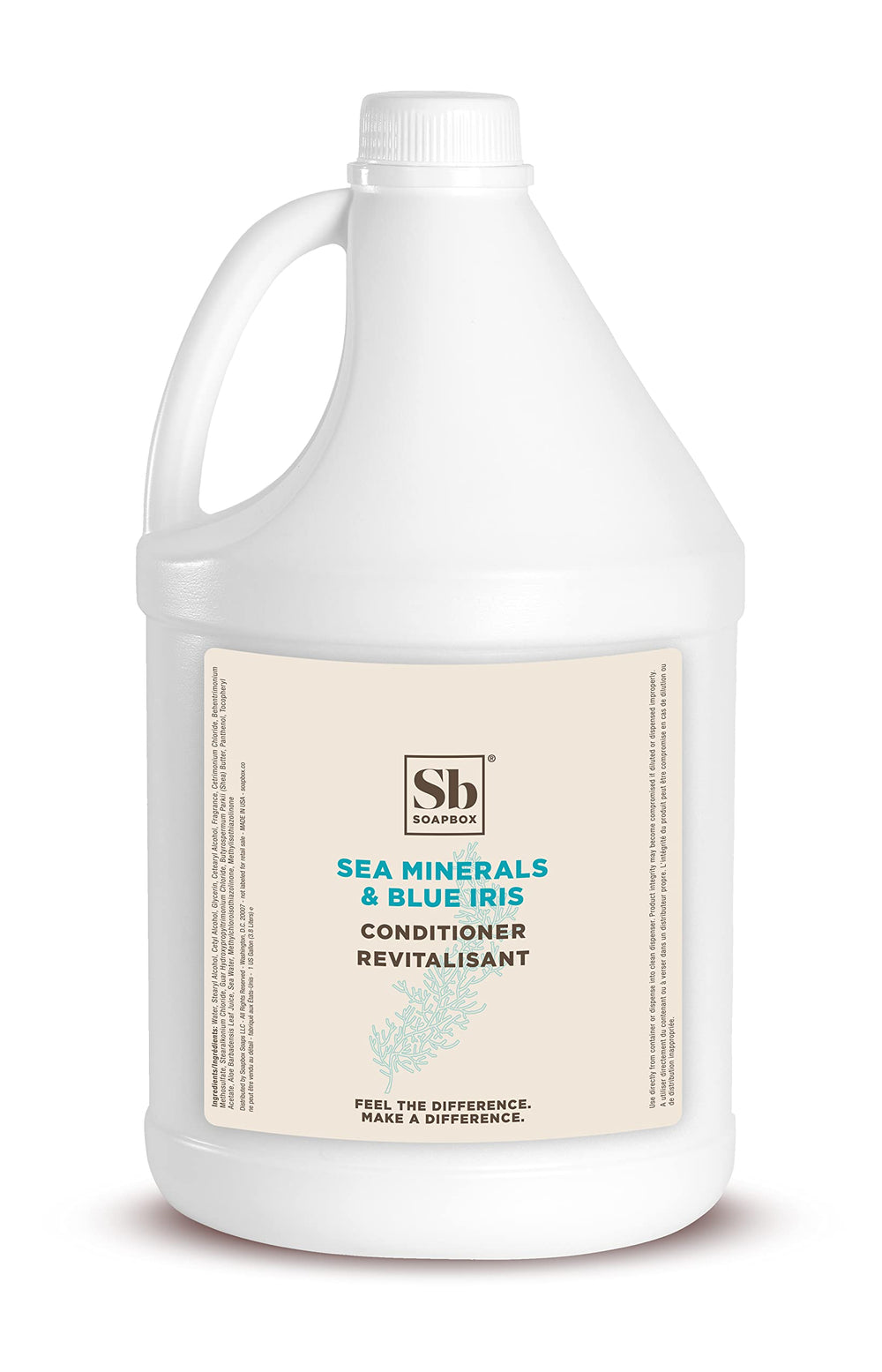 Soapbox hair conditioner sea minerals bottle for daily hydrating care
