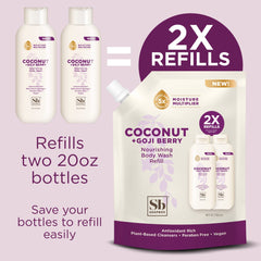 Soapbox refill pack opening shows easy pour design for quick refills