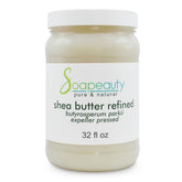 Soapeauty Shea Butter jar shows pure odorless moisturizer for smooth skin.