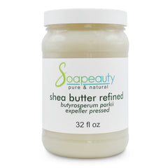 Soapeauty Shea Butter jar shows pure odorless moisturizer for smooth skin.