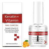 Soelegant Keratin Nail Oil bottle hydrates nails and cuticles.