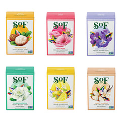 South Of France SoF soap with coconut oil creates a rich, creamy lather for daily cleansing.