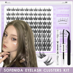 SOFENIDA fine-band lashes apply with seamless blending for comfortable wear.
