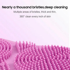Sofine back scrubber massage-bead side for muscle relaxation during showers.