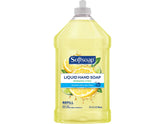 Softsoap hand soap refill bottle pouring for easy refills