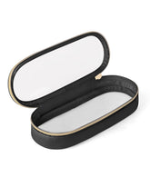 Soimeat clear travel makeup brush holder with transparent PVC for quick brush identification.