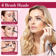 Sokfone Sculpting Dual-End Nose Brush—works with creams, foundations and concealers