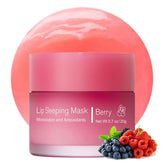 Sokgo hydrating sleeping lip mask berry tube close-up for overnight moisture