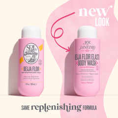 Sol de Janeiro Beija Flor Body Wash lather shows rich moisturizing foam.
