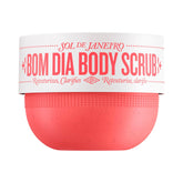 Sol de Janeiro Bom Dia Bright Body Scrub bottle showing exfoliation-ready texture