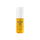 Sol de Janeiro Brazilian Kiss Lip Butter application shows quick hydration for dry lips.