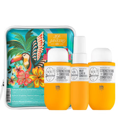 Sol de Janeiro Milky Leave-In Conditioner spray for detangling and heat protection.