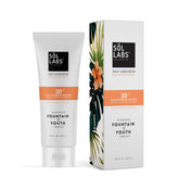 SOL LABS natural mineral sunscreen SPF 30 bottle front ready for daily protection
