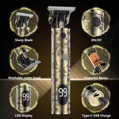 Solati hair clippers quiet 10W motor highlights comfortable, low-noise grooming