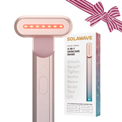 Solawave 4in1 wand face neck ombre for at home contouring and glow