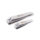 Solingen nail clippers 2-pcs set with ultra-sharp blades for precise trimming.