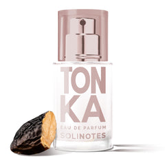 Solinotes Tonka perfume bottle close-up highlighting premium packaging and gifting appeal
