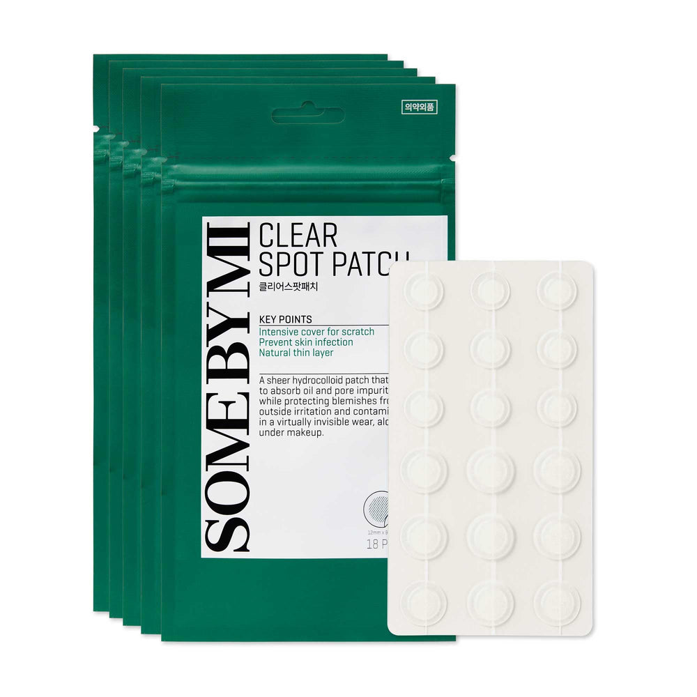 SOME BY MI 30 Days Miracle Clear Spot Patch pack of 5 with 90 counts for discreet blemish care.