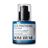 SOME BY MI Beta-Panthenol Serum bottle on a clean surface for hydrating daily care.