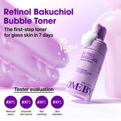 SOME BY MI Retinol Bakuchiol Bubble Toner foam closeup for gentle daily use