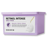 SOME BY MI Retinol Intense Daily Mask box front shows vegan skincare packaging.