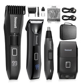 Soonsell Manscape beard trimmer with zoom wheel enables precise length control for versatile grooming.