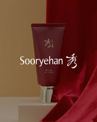 Creamy lather forms as Sooryehan Hyobidam cleanser works gently