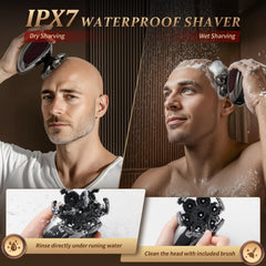 SOOTFRO IPX7 waterproof shaver for dry and wet shaving options