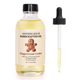Soothing House Gingerbread Cookie Body Oil bottle provides fast-absorbing hydration.