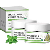 Soothing Relief Cream dual-pack shows portable daily moisturization for sensitive skin.