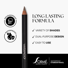 SORMÉ waterproof eyebrow pencil demonstrates sweat-proof, long-lasting brow color