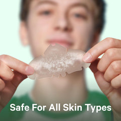 Sosky nose patches being applied on the nose for pore cleansing