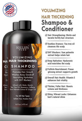 SOULSPA PURE conditioner bottle provides biotin and keratin nourishment for stronger, smoother strands