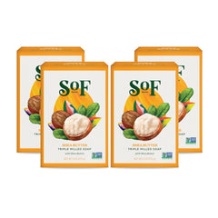South of France SoF triple milled soap close-up for creamy daily cleansing.